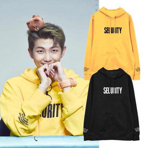 Bangtan Boys Security Hoodie Bullet Kim Nam-joon Ramon