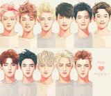 EXO LOVE Makeup Brushes Set
