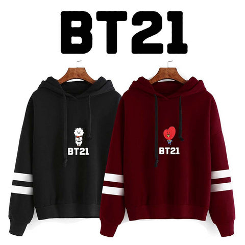 BTS BT21 Q Style Hoodie