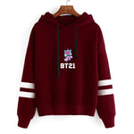 BTS BT21 Q Style Hoodie