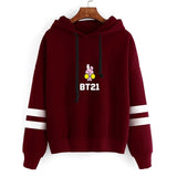 BTS BT21 Q Style Hoodie