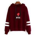 BTS BT21 Q Style Hoodie