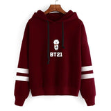 BTS BT21 Q Style Hoodie