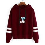 BTS BT21 Q Style Hoodie