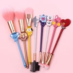 BTS BT21 Makeup Brush Set