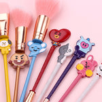 BTS BT21 Makeup Brush Set